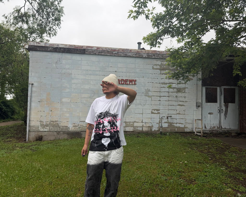 “through Christ” tee
